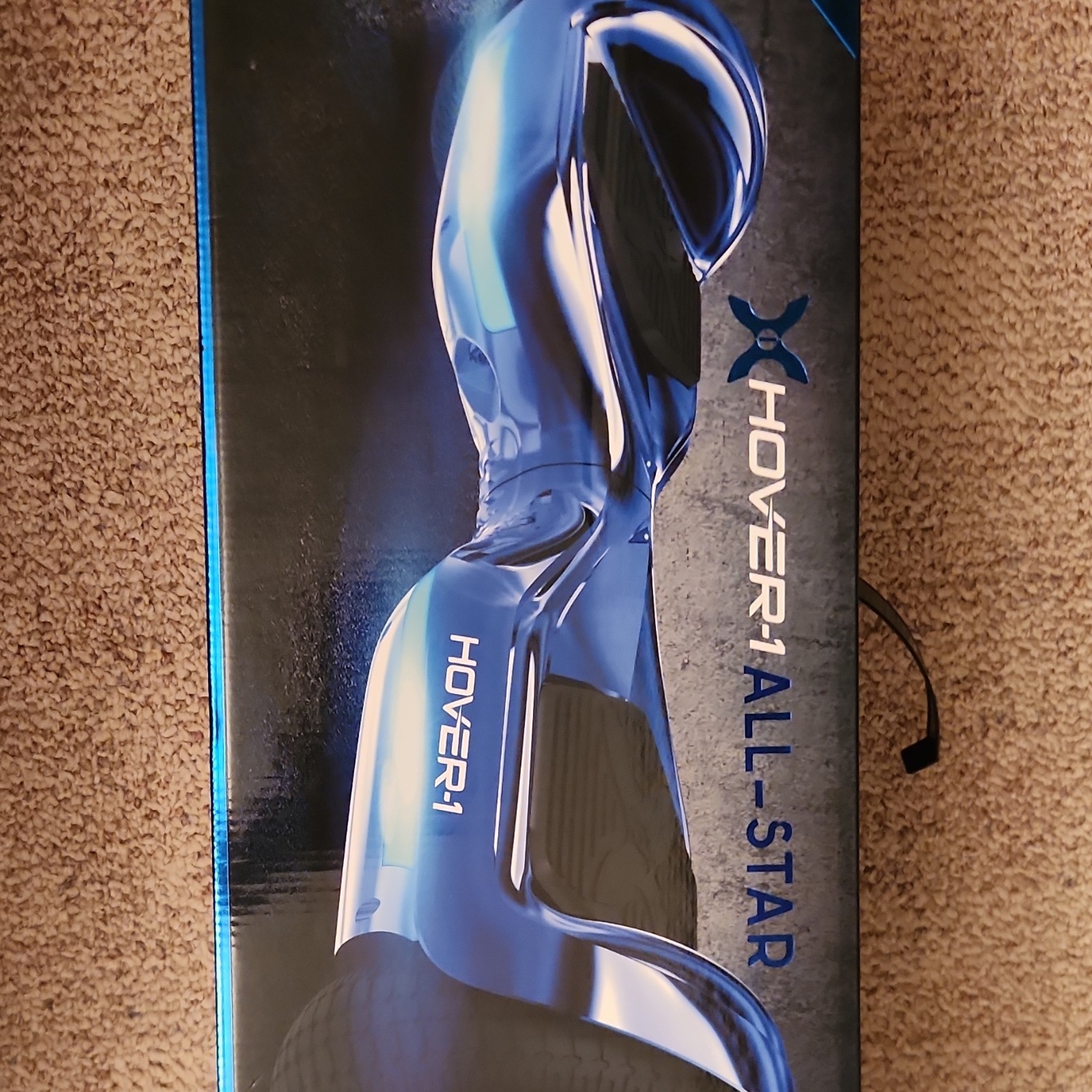 Hover-1 All-Star Blue hoverboard, 6.5″ Tires, LED Wheel Lights