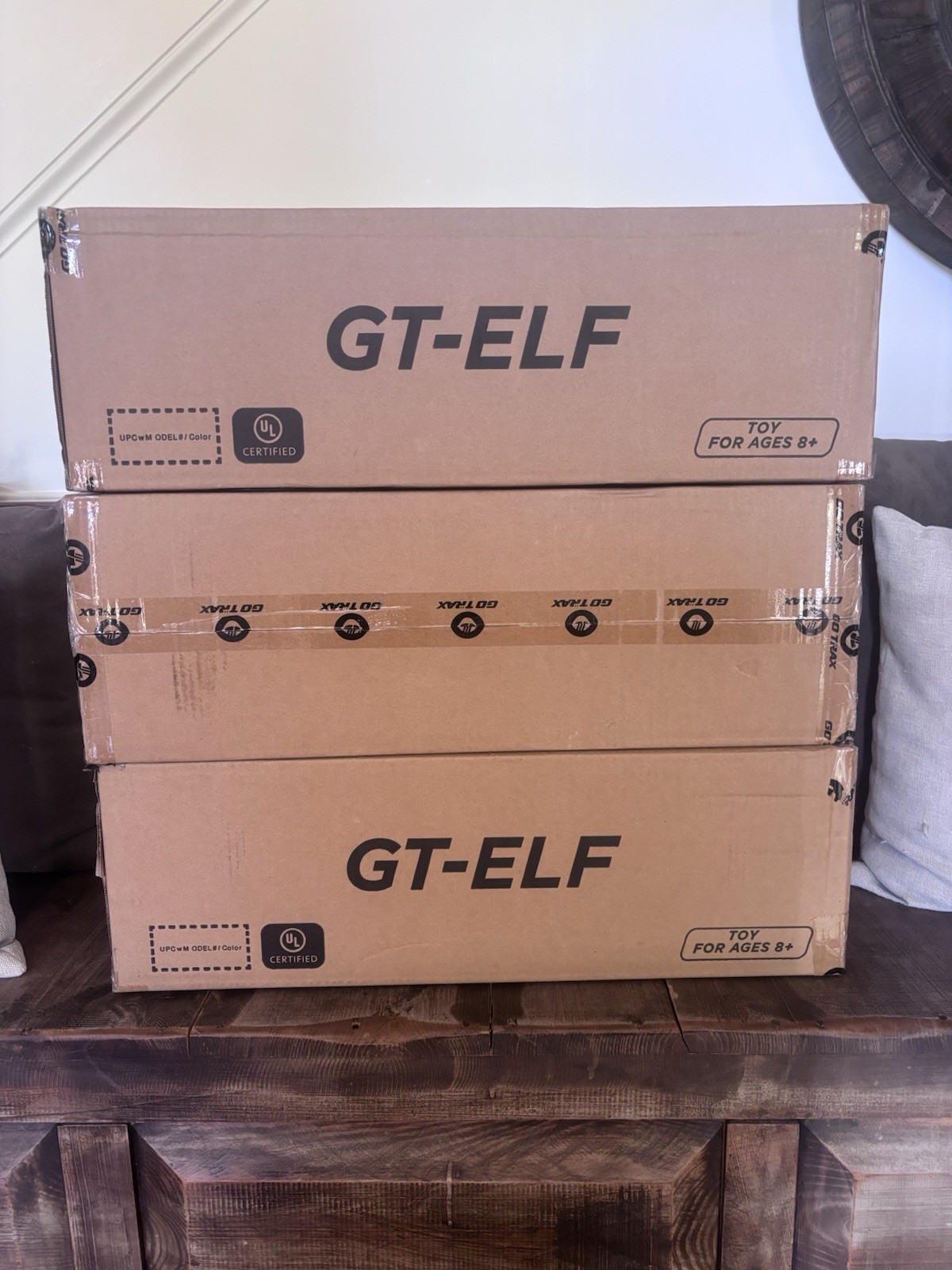 GOTRAX Edge Self Balancing Scooter 6.5″ Black Bright LED Lights GT-ELF