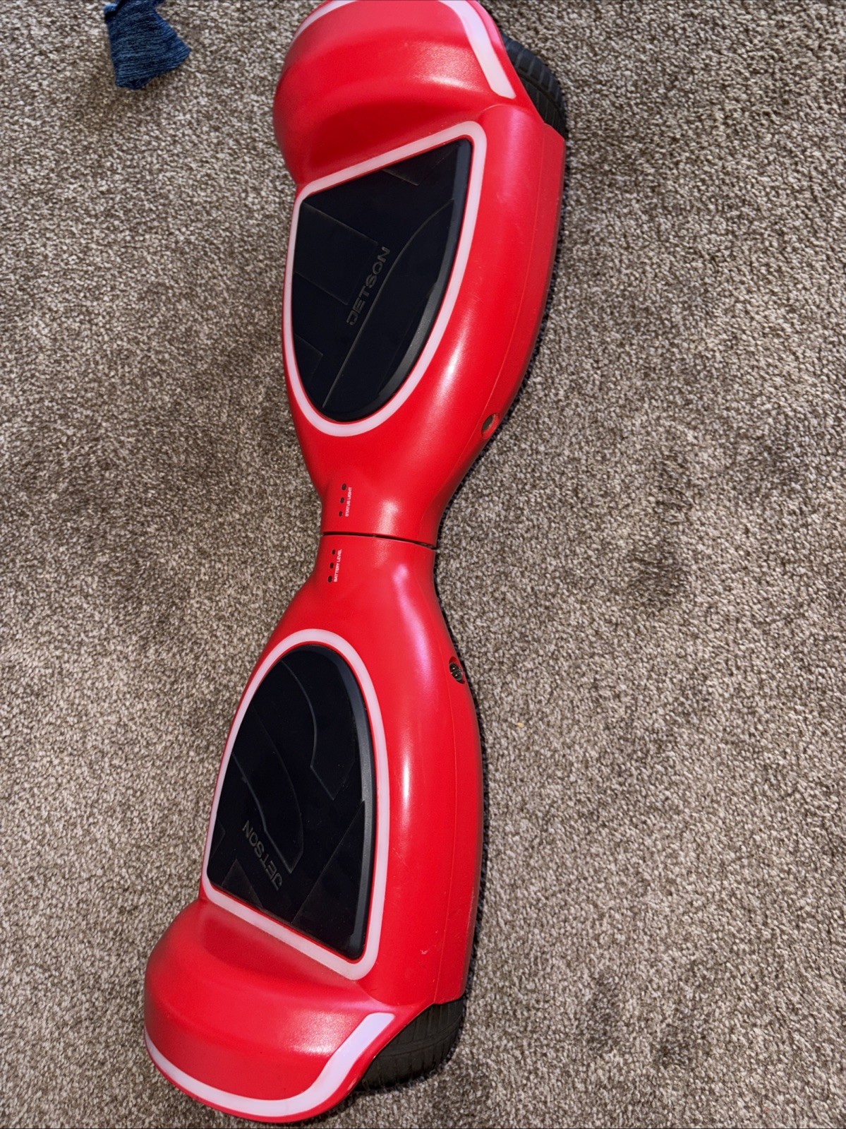 Jetson JPRISM Prism Self-Balancing Scooter Hoverboard Glowing Rims, Red UL 2272