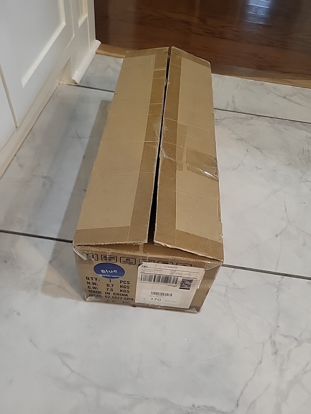 Self Balance Scooter 6.5″ with Speaker and LED Lights Blue