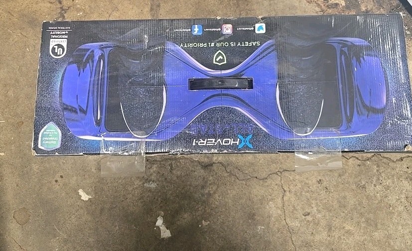 Hover-1 All-Star Blue hoverboard, 6.5″ Tires, LED Wheel Lights