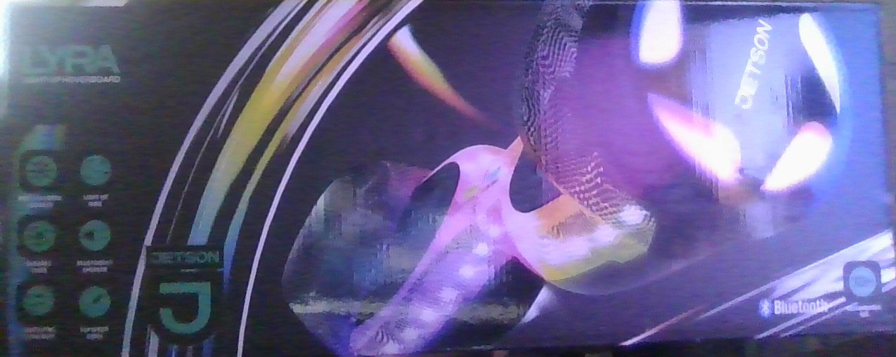 Jetson multi colored hoverboard