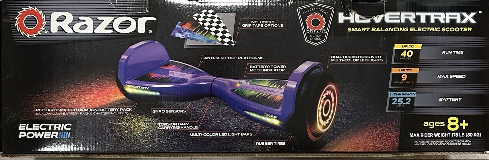 Razor HoverTrax Purple