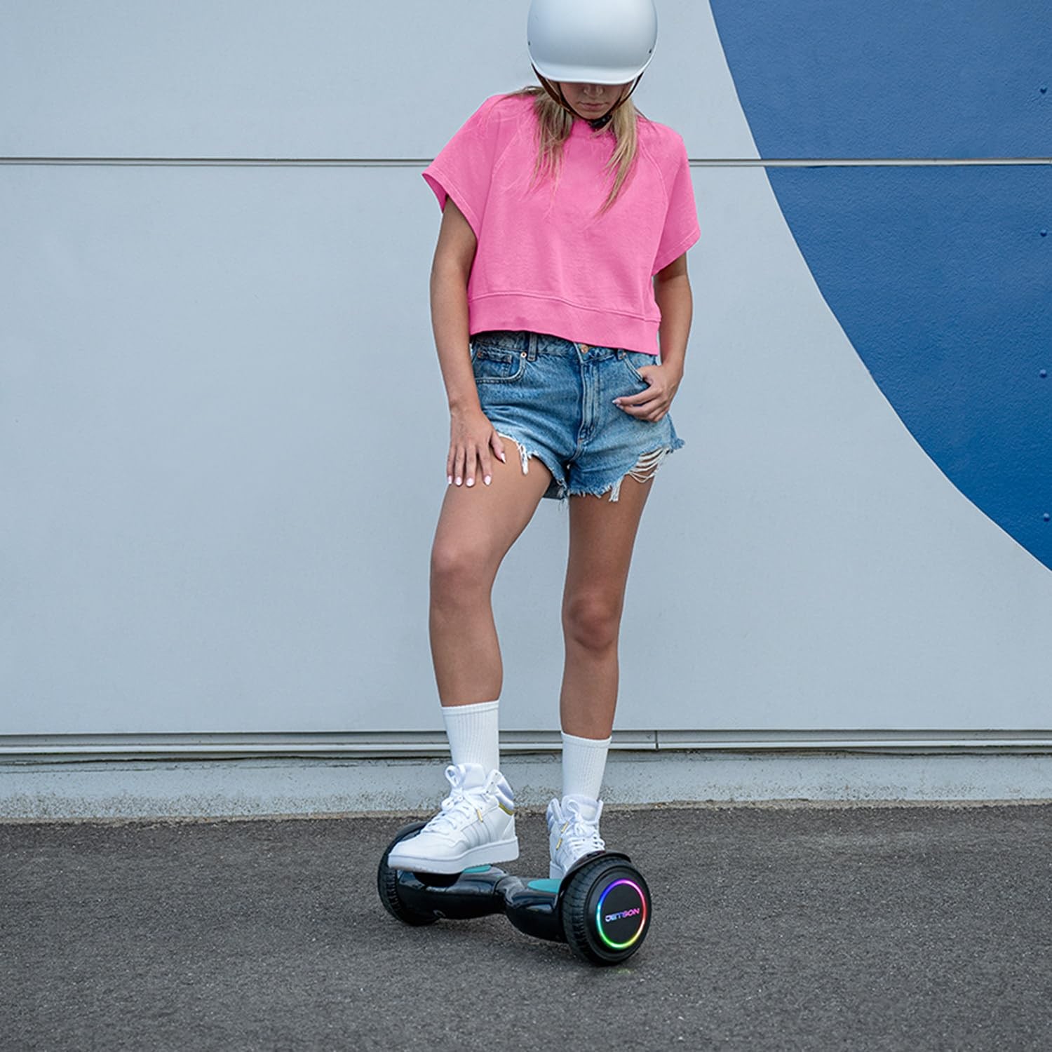 Jetson Dash Hoverboard, Safe 5 mph Speed, Active-Balance Technology, Multicolor
