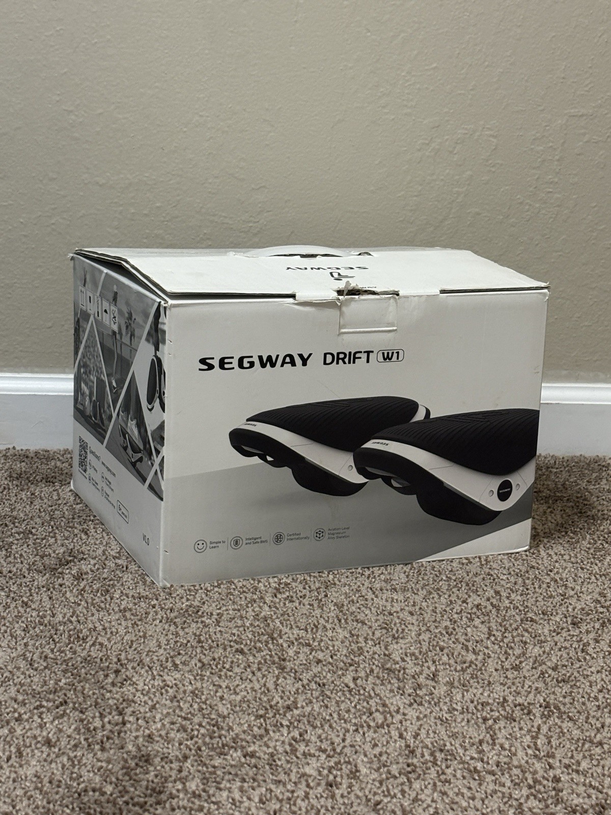 Segway Drift W1 Self-Balancing Electric Scooter With LED
