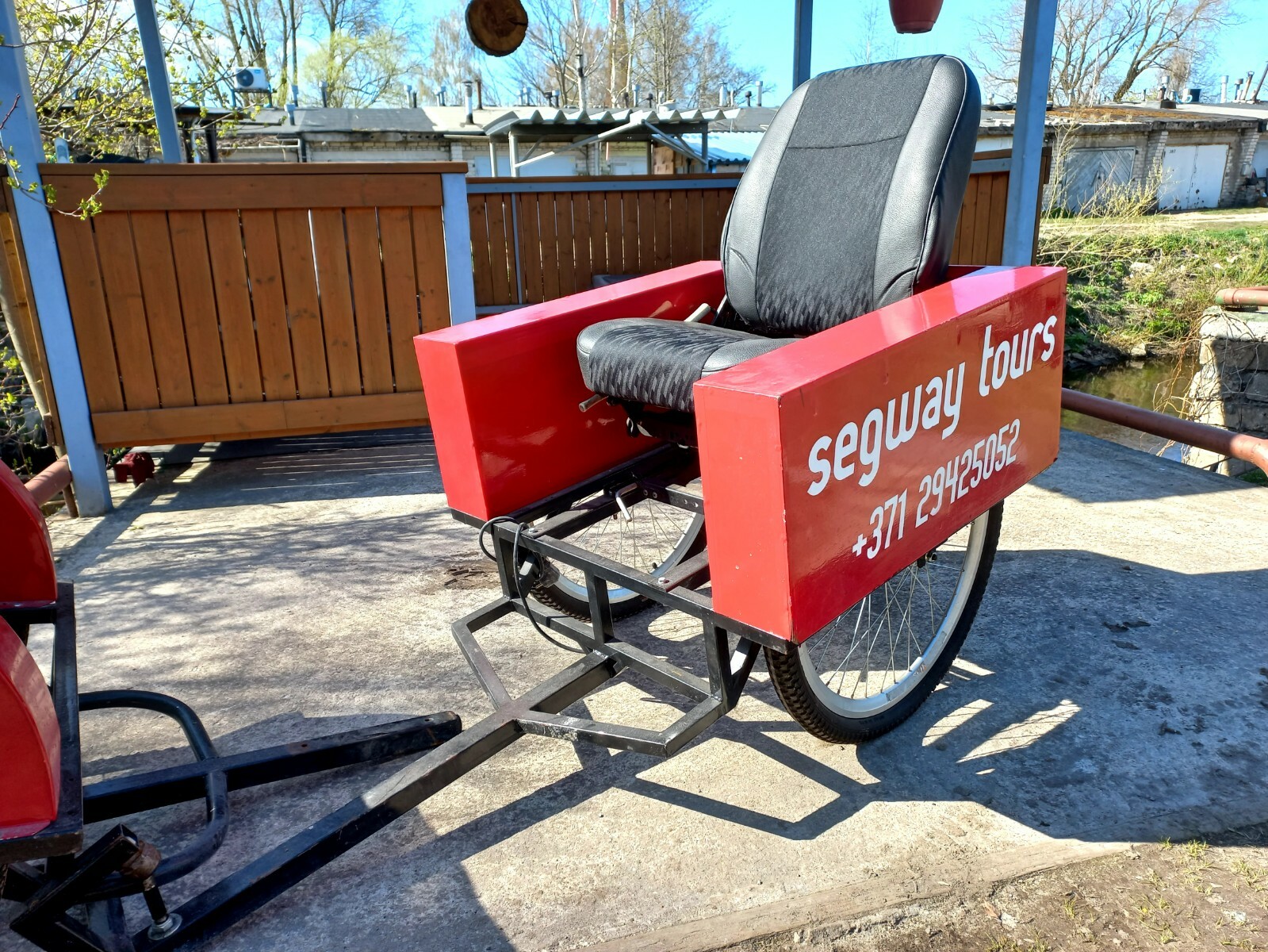 Segway trailer with ball ring hitch