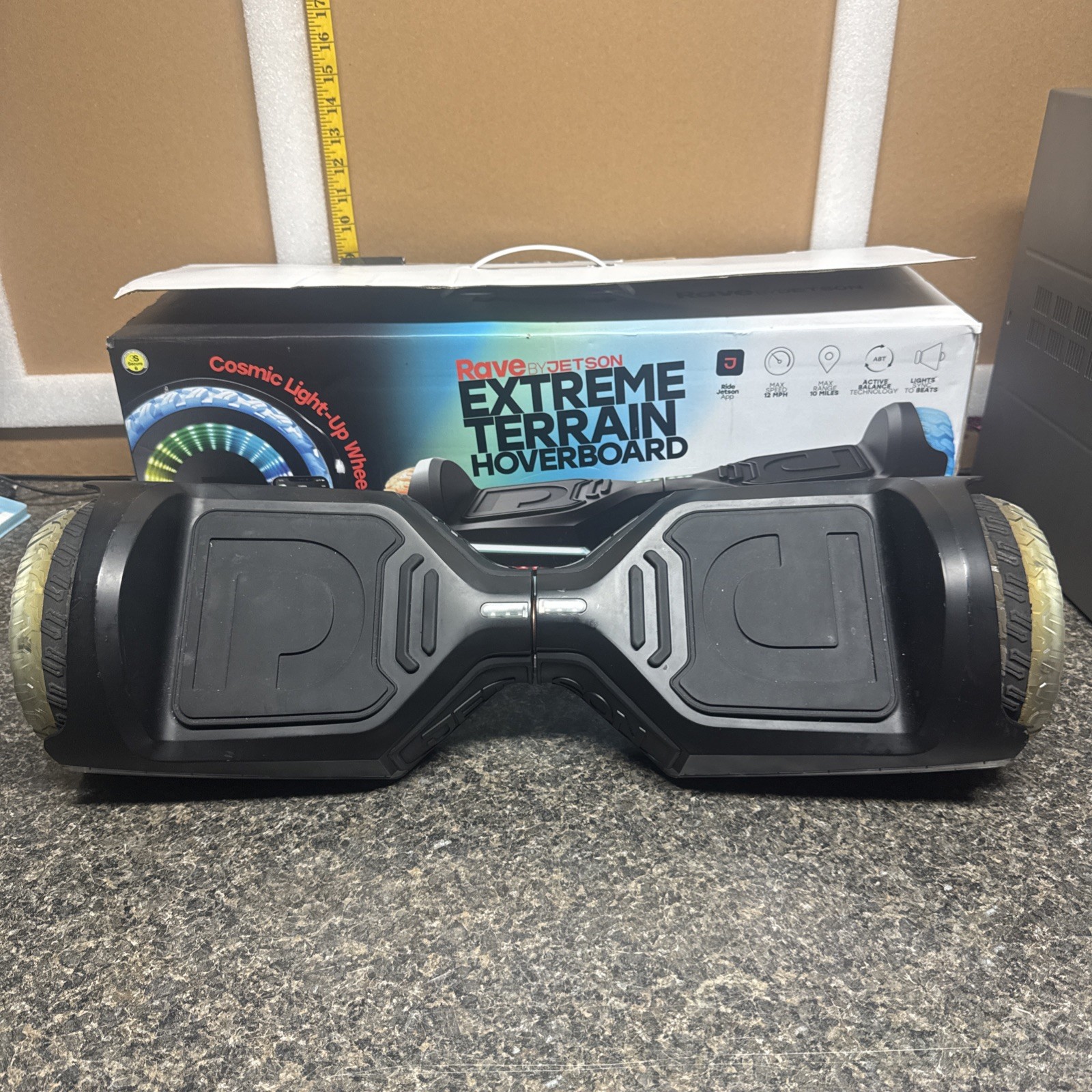 HoverBoard Rave By Jetson Extreme Terrain For Parts Or Repair See Description