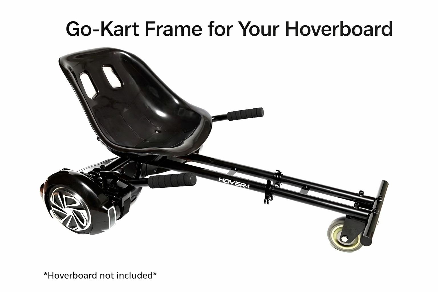 Hoverboard Kart Attachment, Black, Open Box Complete, by HOVER-1