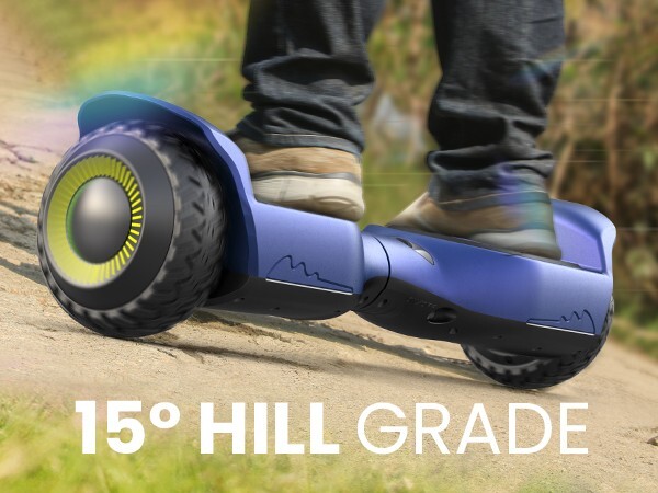 GYROOR G13 Kids Self Balancing Scooter UL2272 Certified LED Lights -Blue