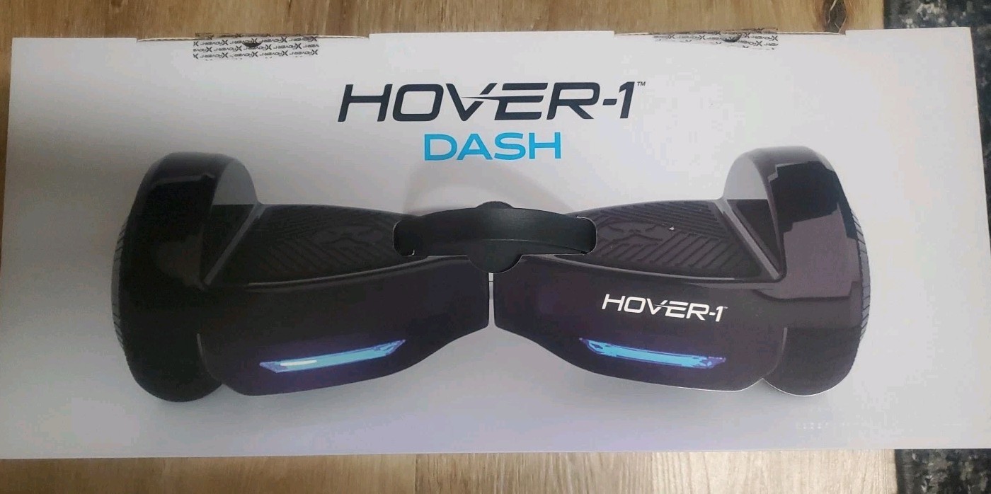 NEW- Hover-1 DASH Self Balancing Scooter Black, LED Headlights, 5mph, 3mi Range