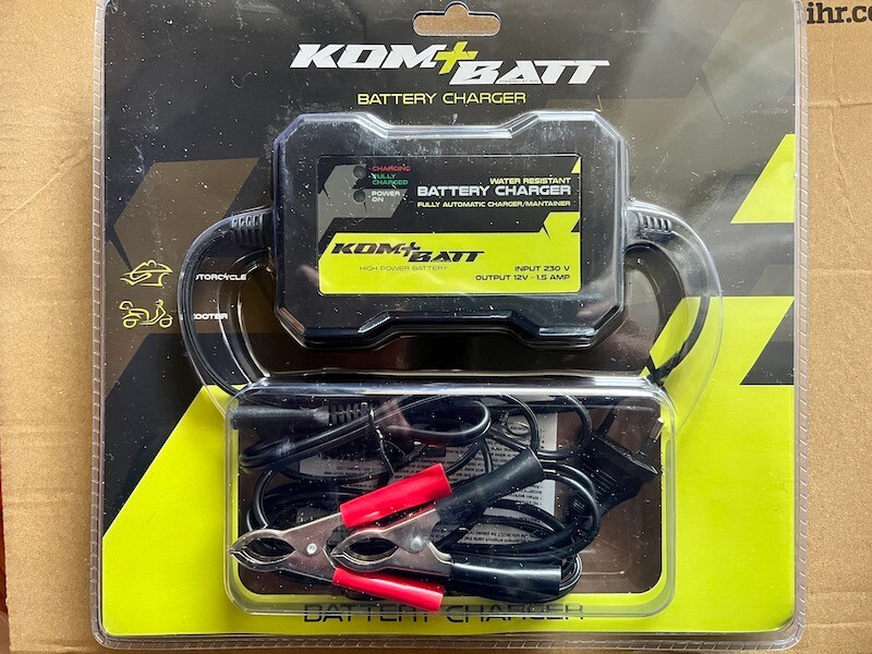 ELECTRA 1.25 AH CHARGE MAINTAINER CHARGER FOR ALL ENDURO BIKES
