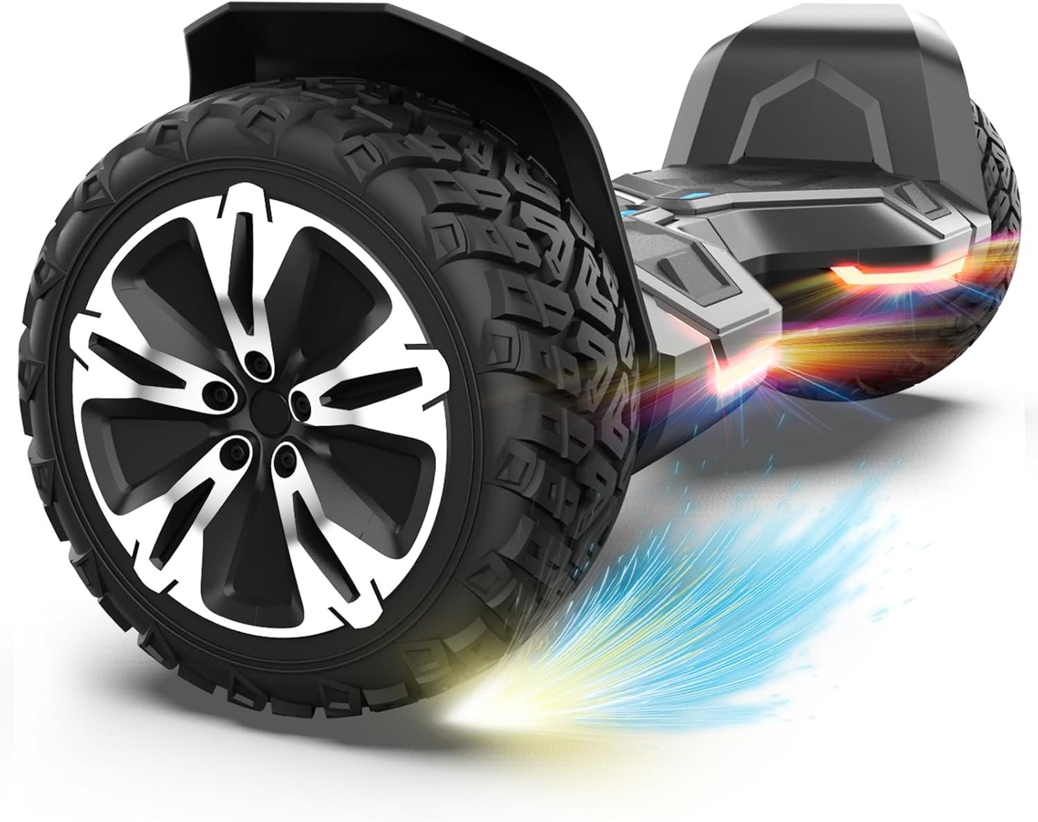 Warrior 8.5 Inch All Terrain off Road Scooter with Bluetooth Speakers and LED Li