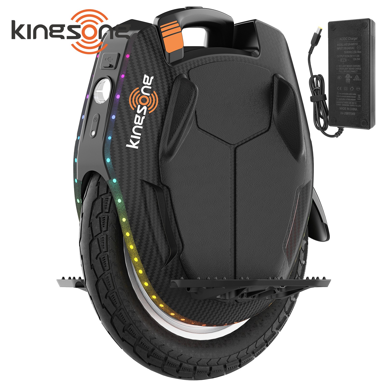 KINGSONG 16XPRO Electric Unicycle for Adults 2200W Powerful Motor 100-Miles EUC
