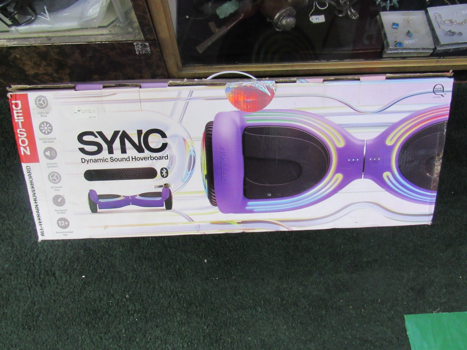 Jetson Sync All-Terrain Dynamic Bluetooth Sound Hoverboard in Purple New