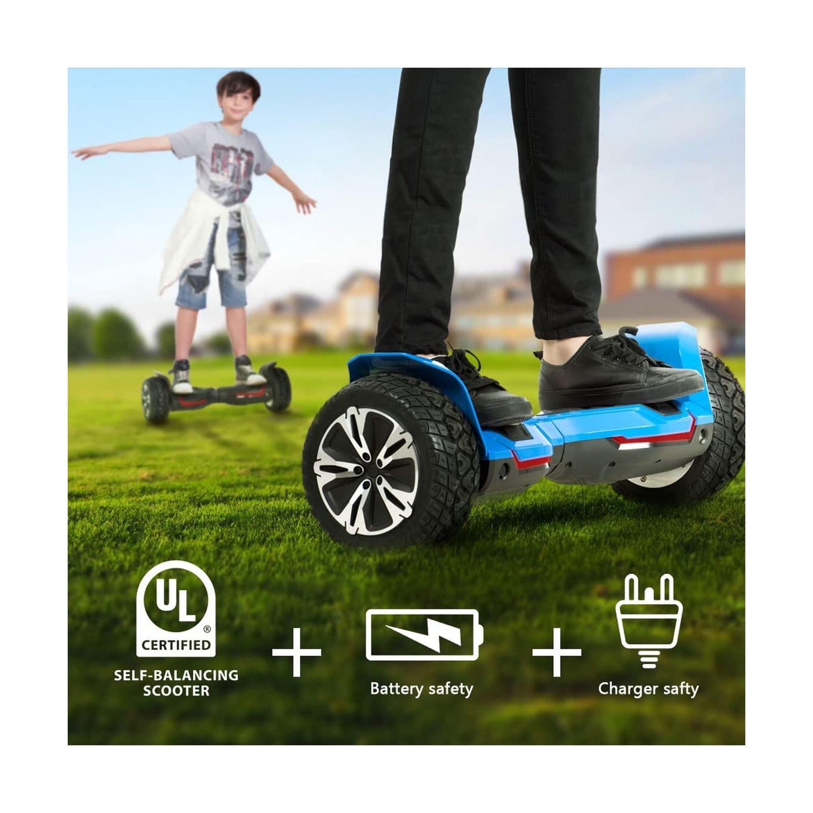 Gyroor Warrior 8.5 inch All Terrain Off Road Hoverboard with Bluetooth Speake…