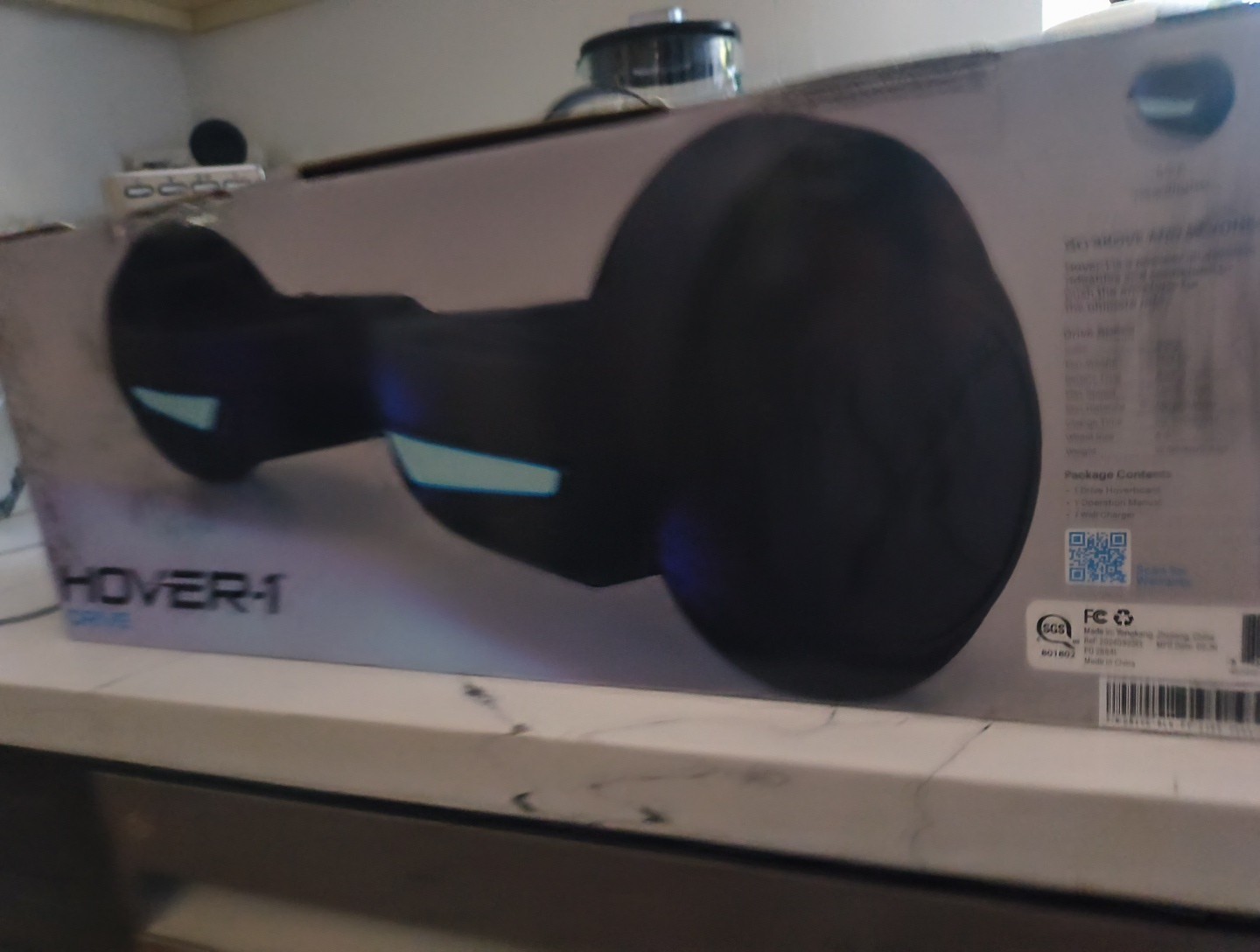 Hover-1 H1-DRIVE Self Balancing Scooter Hoverboard Black 6.5″ Wheels LED