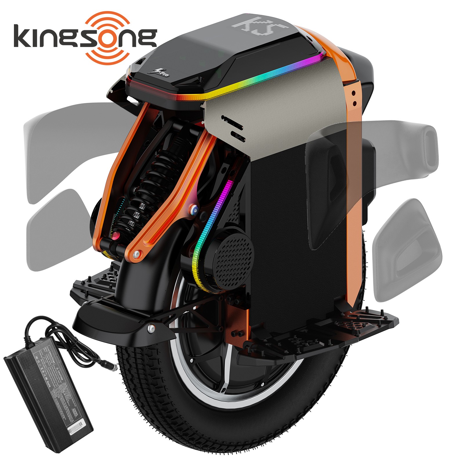 KINGSONG S16 PRO Electric Unicycle for Adults 3000W Powerful Motor Off-Road EUC