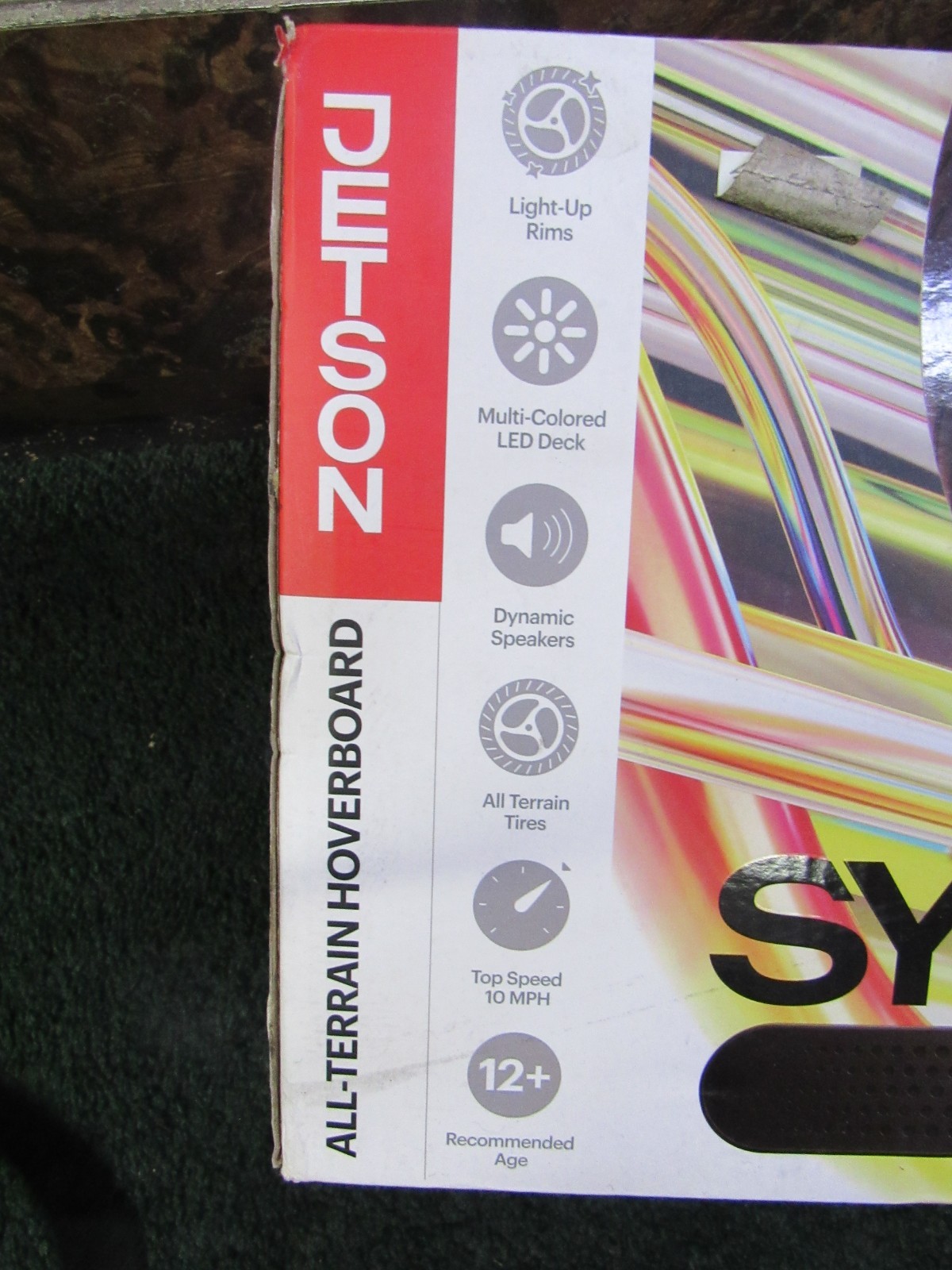 Jetson Sync All-Terrain Dynamic Bluetooth Sound Hoverboard in Purple New