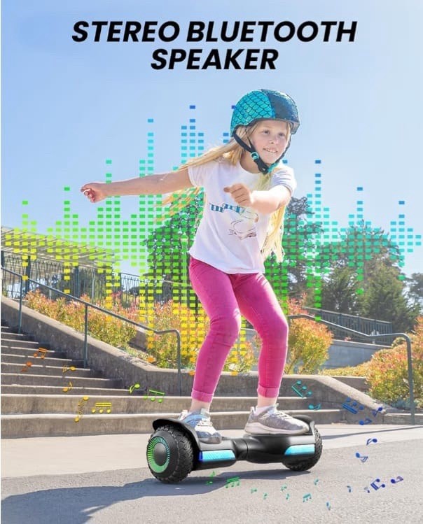 G13 Self Balancing Scooter, Bluetooth Speaker, UL2272, All Terrain, 7.75 Mile