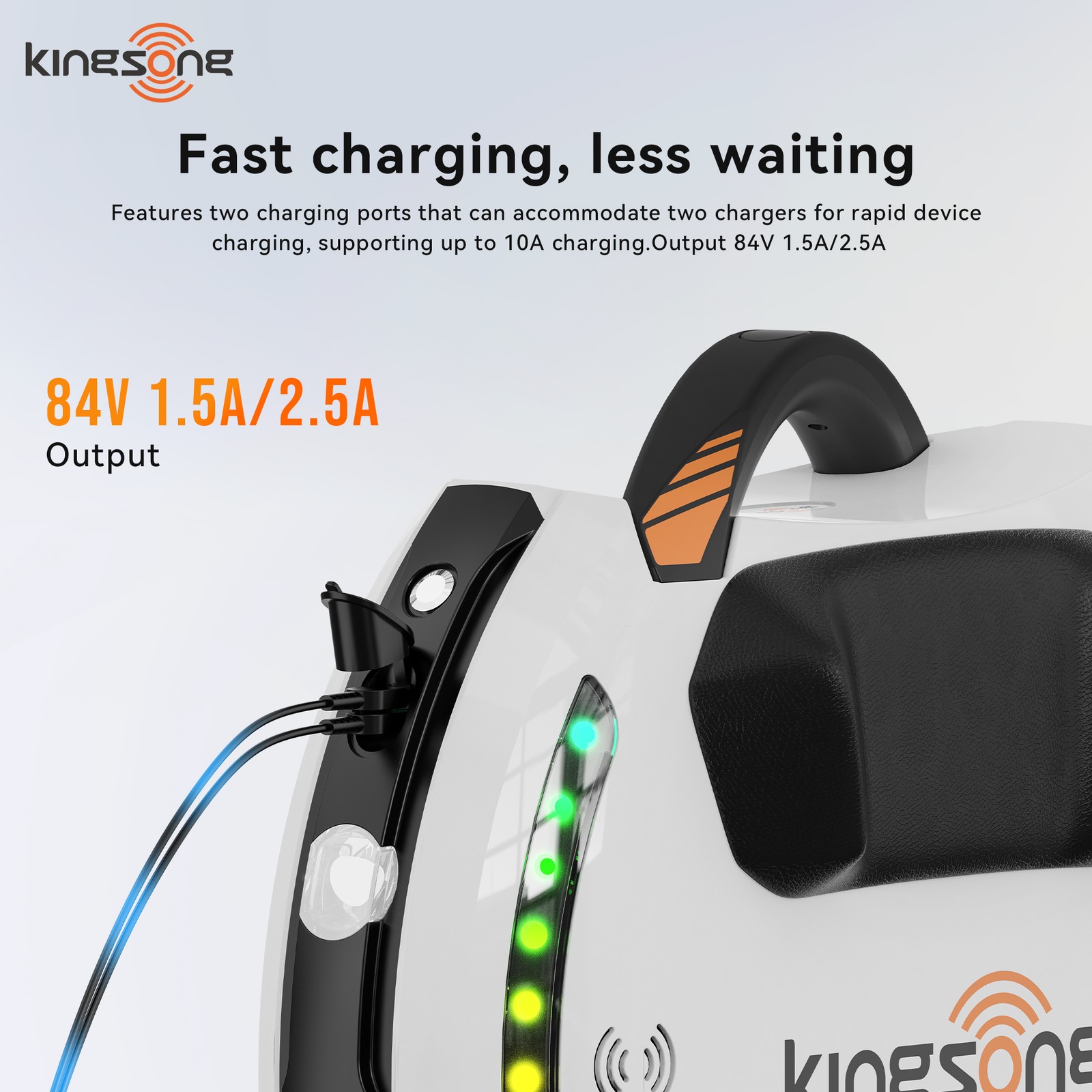 KINGSONG 18XL PRO Electric Unicycle for Adults 37 mph Speed 87 miles Range EUC