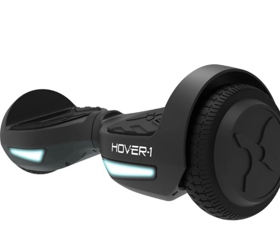 New In Box Hoverboard LED Safety Lights 6.3in Wheels Black Kids & Up