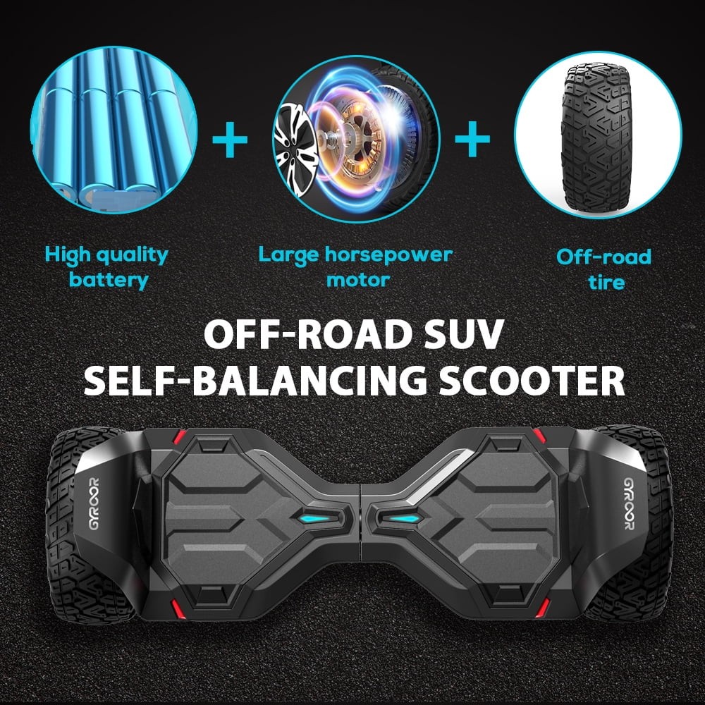 Warrior 8.5 Inch 350W*2 Off-Road Self-Balancing Scooter- All Terrain Self-Balanc