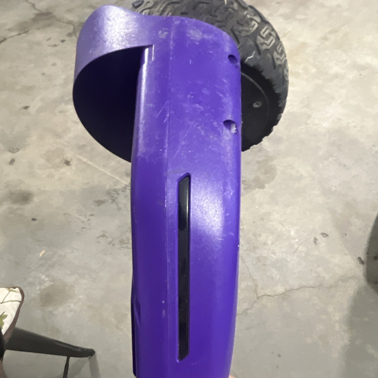 Purple and Black Self-Balancing Scooter Hoverboard with Charger