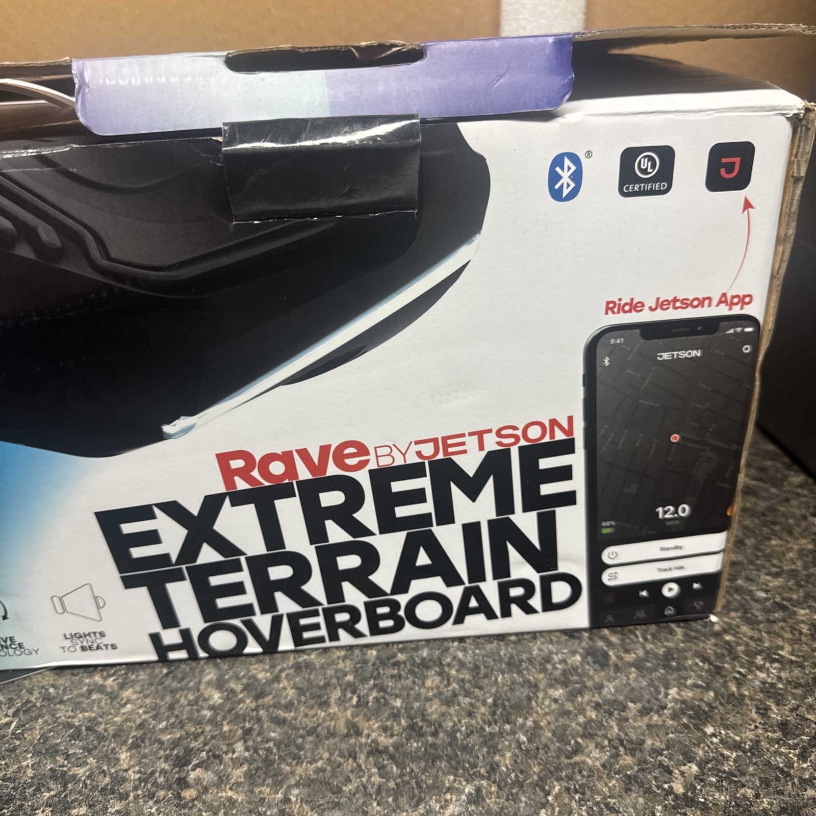 HoverBoard Rave By Jetson Extreme Terrain For Parts Or Repair See Description