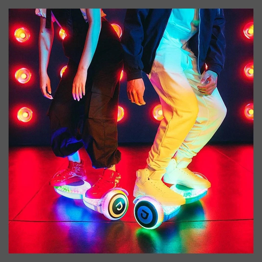 BRAND NEWVJetson Teens Adults Hoverboard Bluetooth Speaker LED Light Pixel White