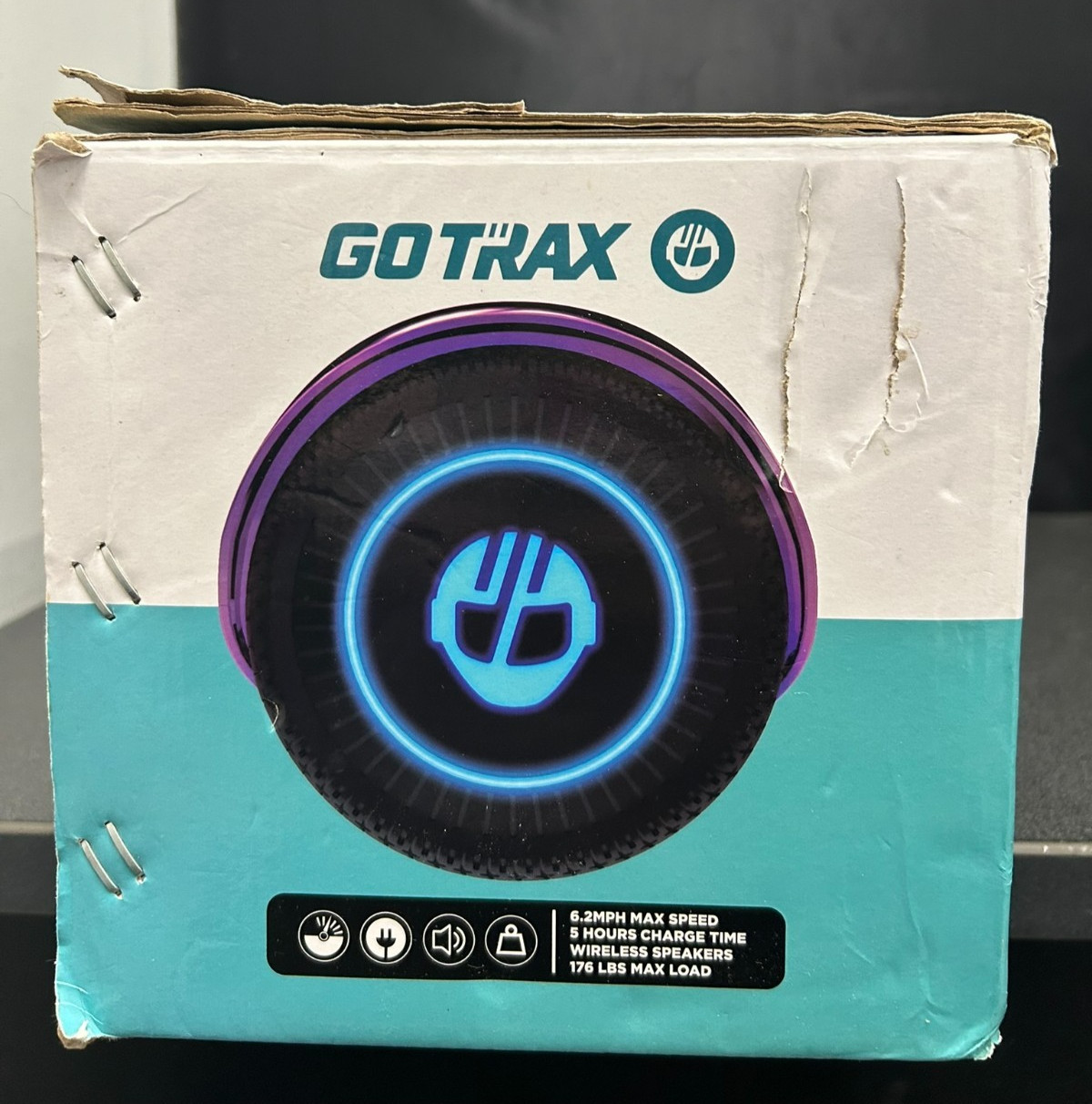 GOTRAX Glide GT-GD-RBW Metallic Rainbow Open Box IP54 FREE SHIPPING📦