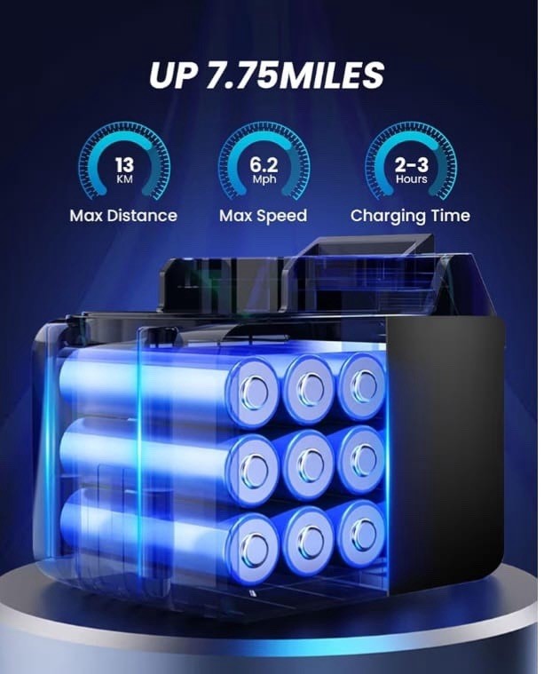 G13 Self Balancing Scooter, Bluetooth Speaker, UL2272, All Terrain, 7.75 Mile