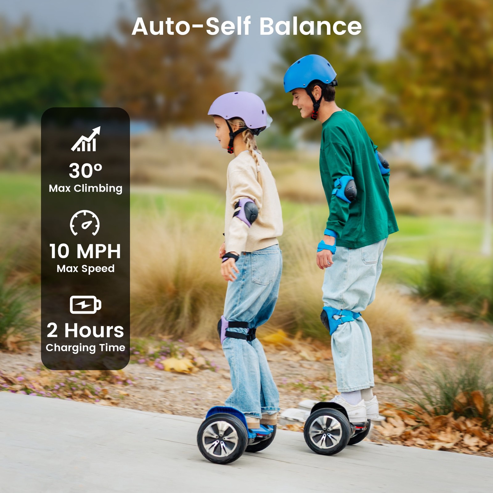 Warrior 8.5 Inch 350W*2 Off-Road Self-Balancing Scooter- All Terrain Self-Balanc