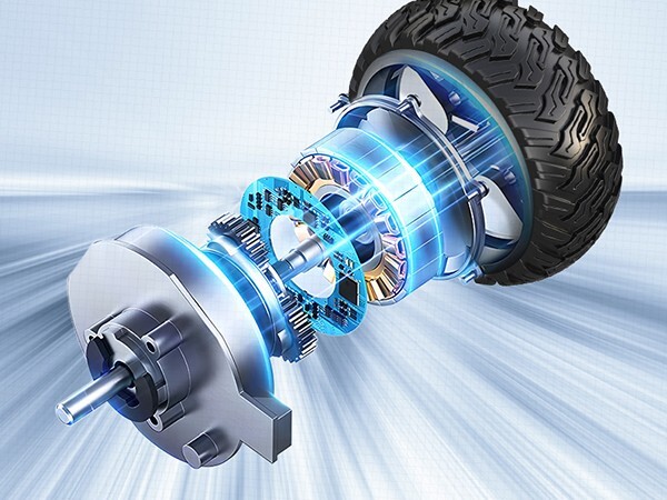 Gyroor Self-Balancing Scooter w/ Bluetooth Speaker & LED Lights-Black