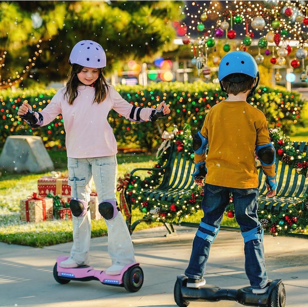 Gyroor G13 All Terrain Self Balancing Scooter LED Lights Bluetooth Black