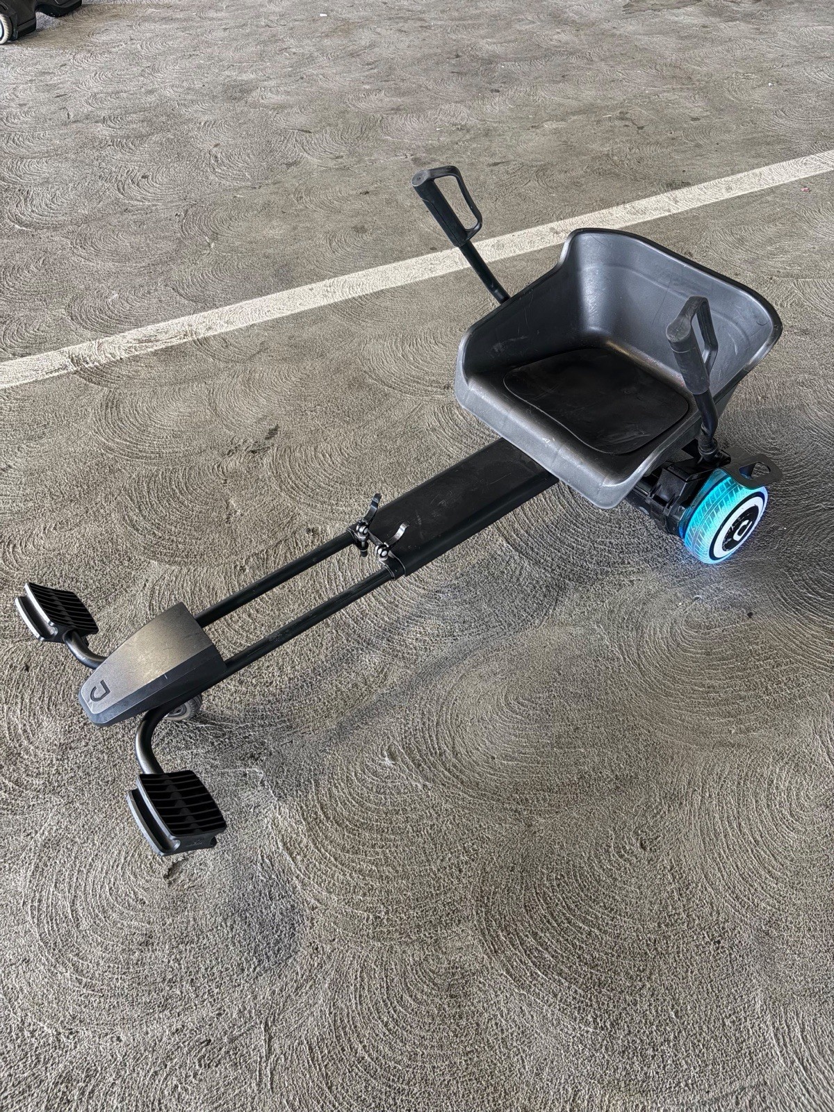 Jetson Remix Premium 6.5” Hoverboard + JetKart Go Kart Attachment LED Wheels