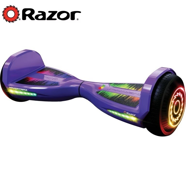 Razor Hovertrax Scooter Purple 9 mph 176 lb Multi-Color LEDs ✨