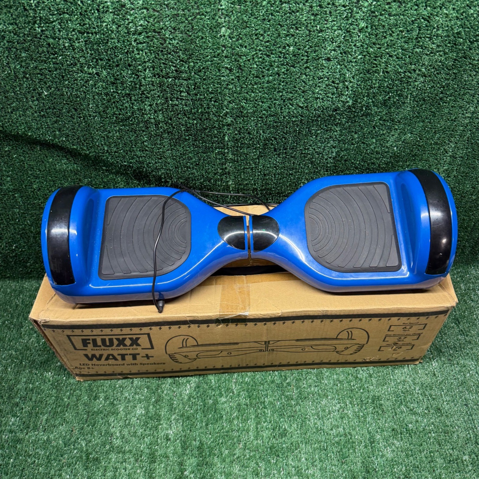 FLUXX WATT+ 651 Kids 6.5″ Wheels UL2272 Blue LED Hoverboard w/ Bluetooth Speaker