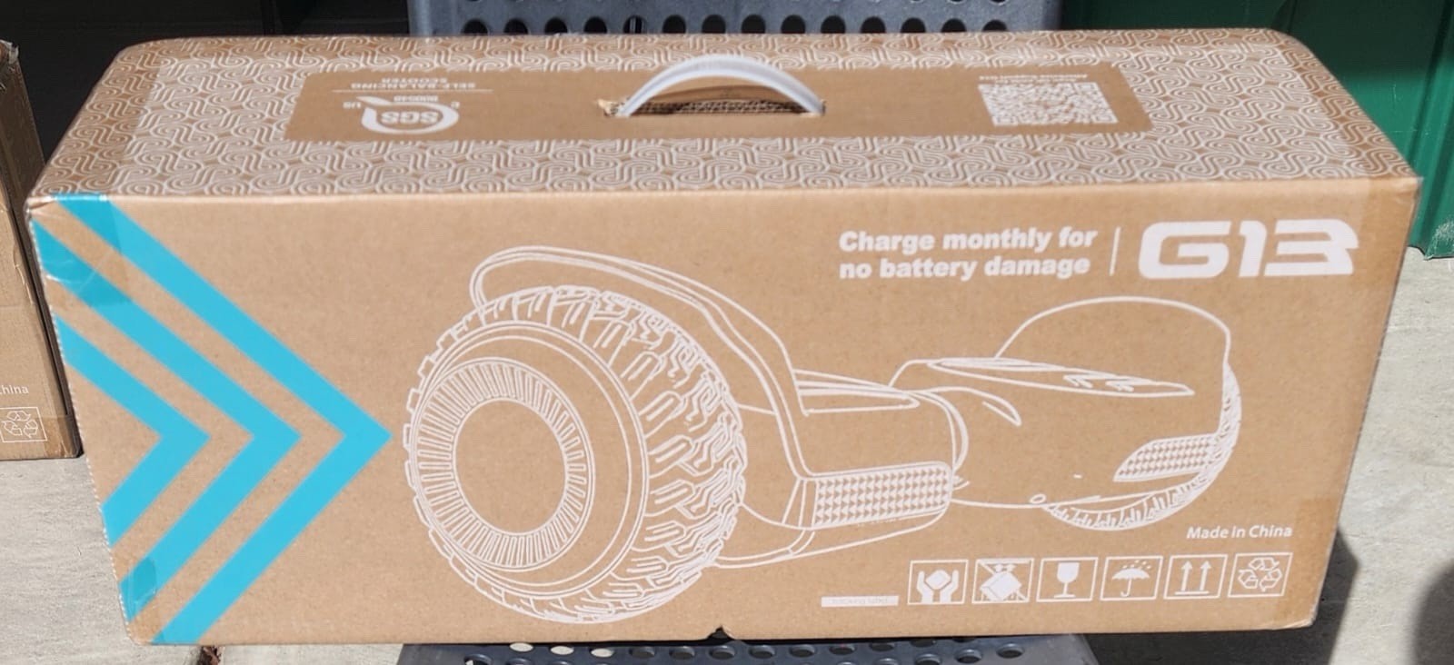 G13 Self Balancing Scooter, Bluetooth Speaker, UL2272, All Terrain, 7.75 Mile