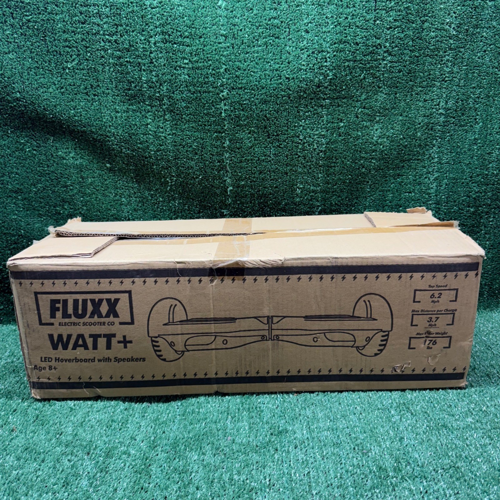FLUXX WATT+ 651 Kids 6.5″ Wheels UL2272 Blue LED Hoverboard w/ Bluetooth Speaker