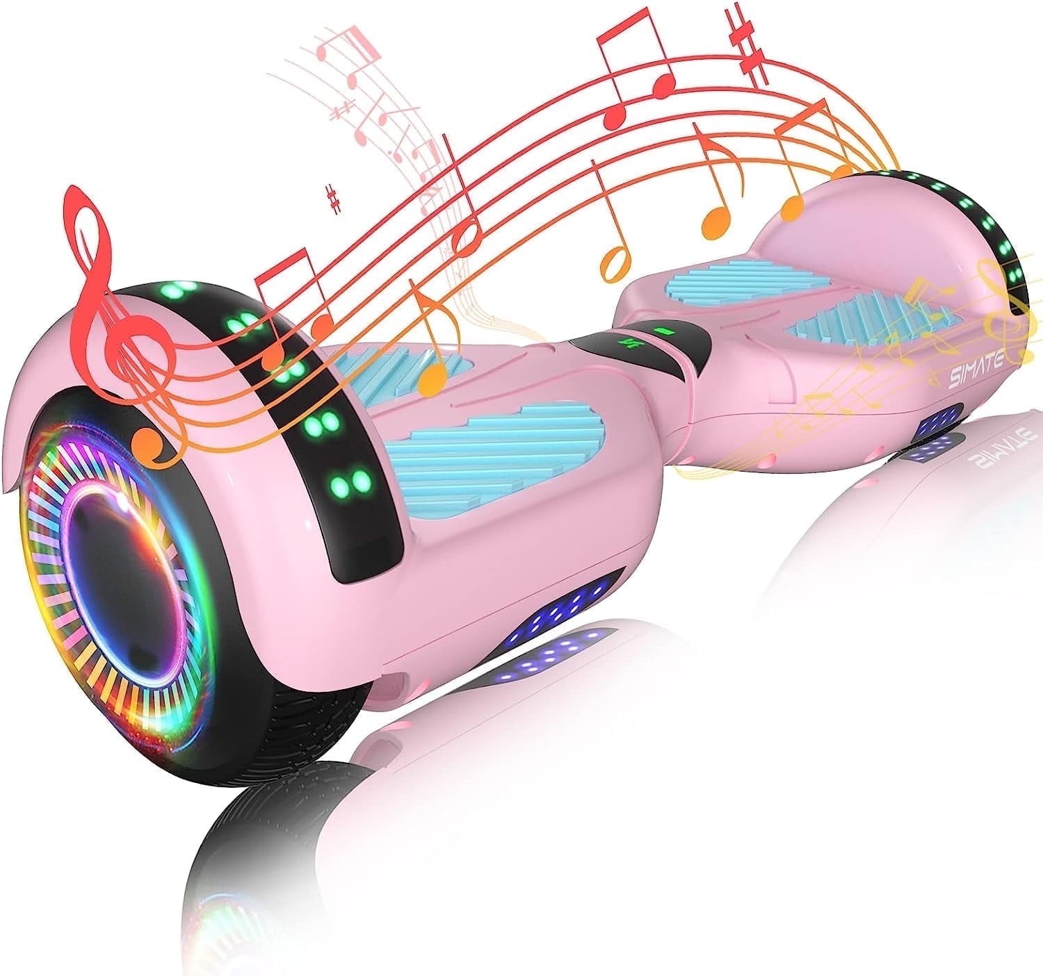 SIMATE P6 6.5″ Hoverboard for Kids, Ages 6+3 Speed Modes, 7.5mph & 7.5 Miles