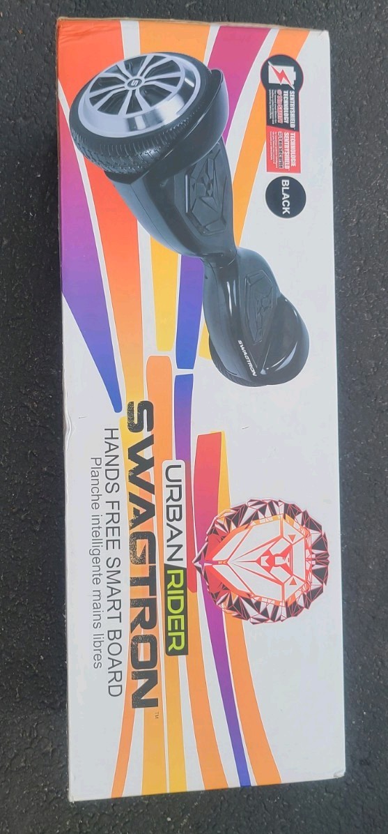Swagtron T5 Urban Rider Hoverboard – Entry-Level Self-Balancing Scooter (Black)