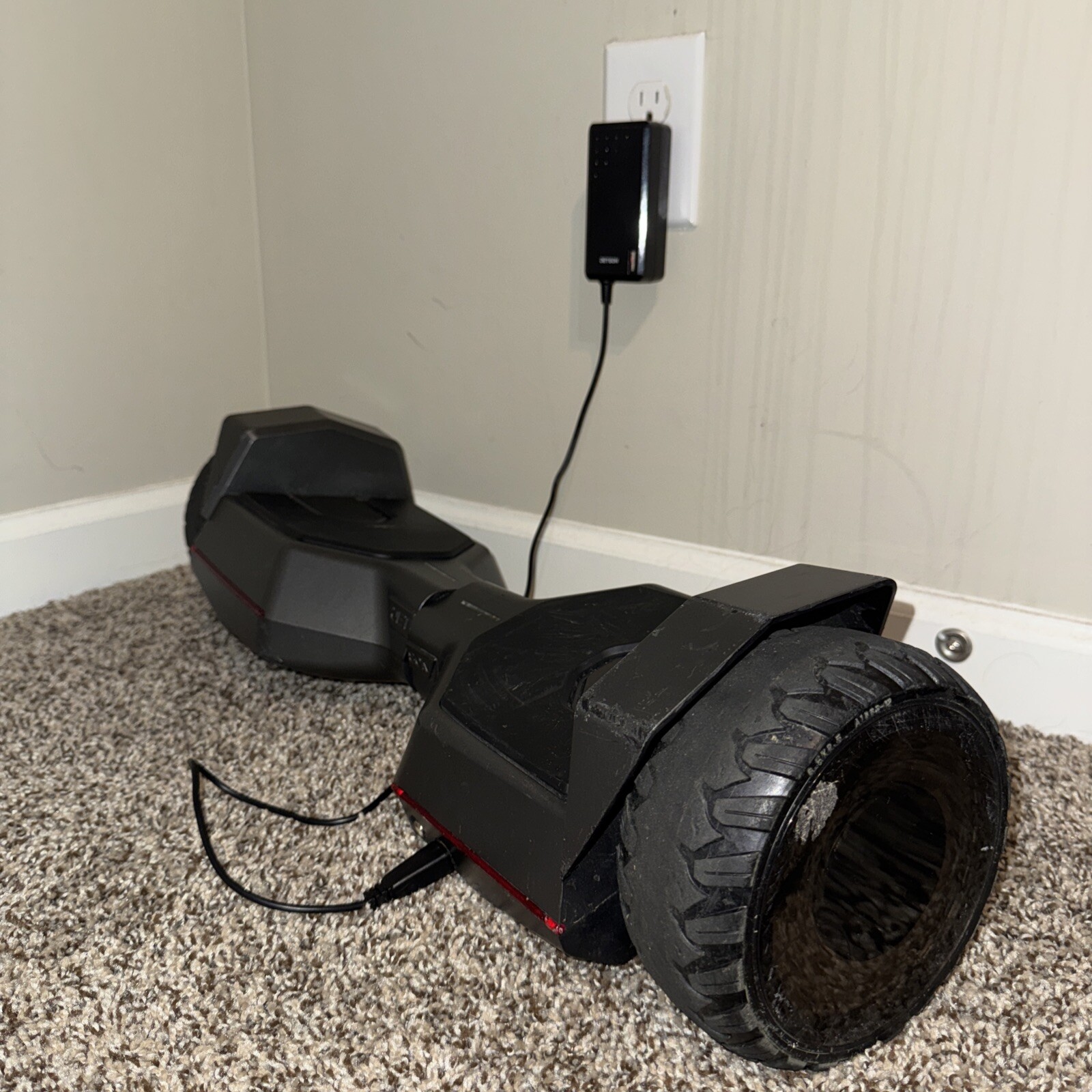 Jetson Hoverboard with Cosmic RGB Wheels – Grey (working)