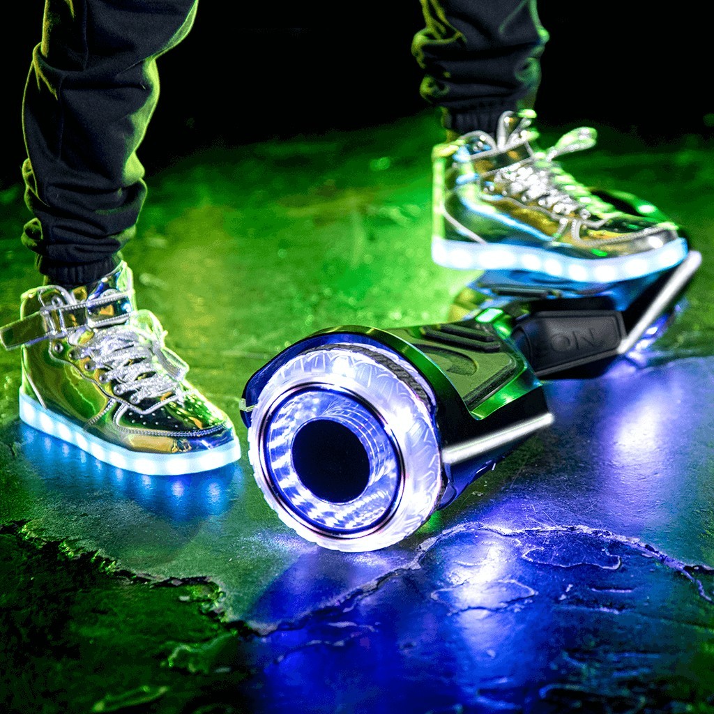 Jetson JRAVE Rave Self-Balancing Scooter Hoverboard LED & Bluetooth, Purple