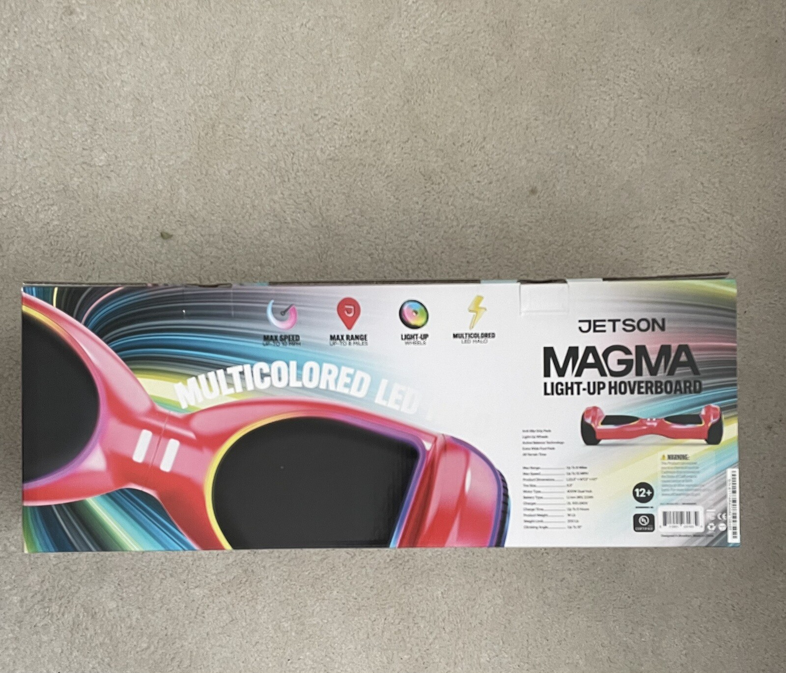 Jetson MAGMA Light-Up Balancing Scooter JMGMA-red Red BRAND NEW