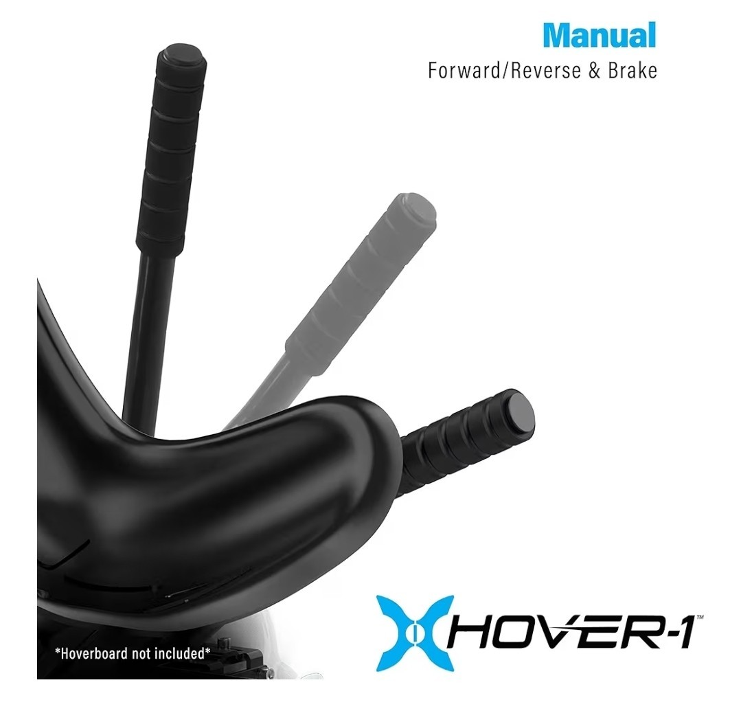 Hoverboard Kart Attachment, Black, Open Box Complete, by HOVER-1