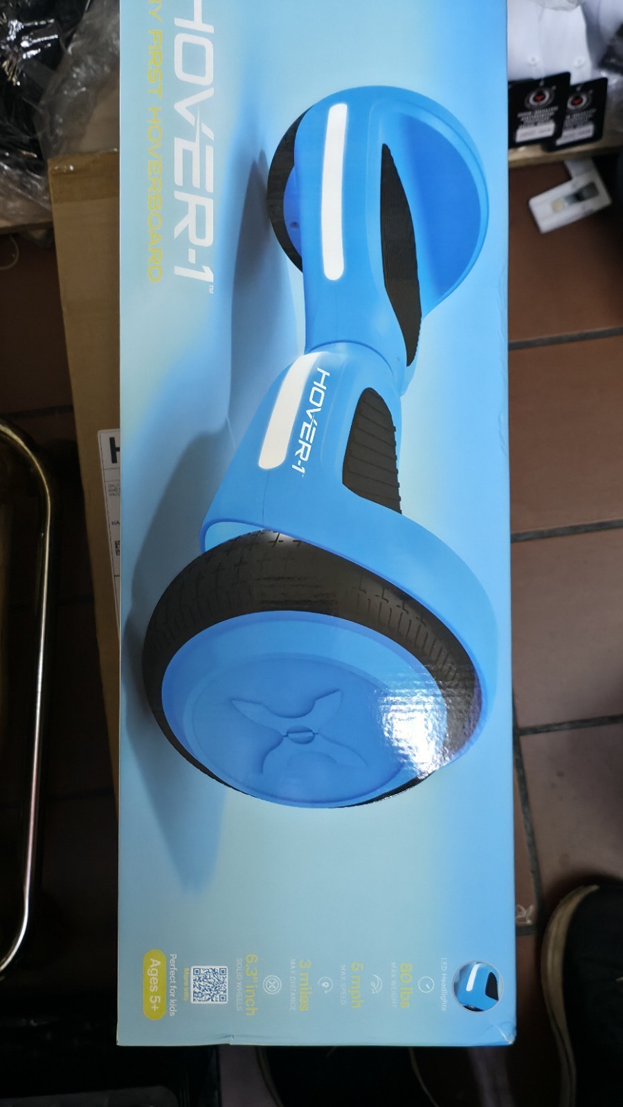 Hover-1 My First Hoverboard Kids Scooter Blue UL2272 Certified