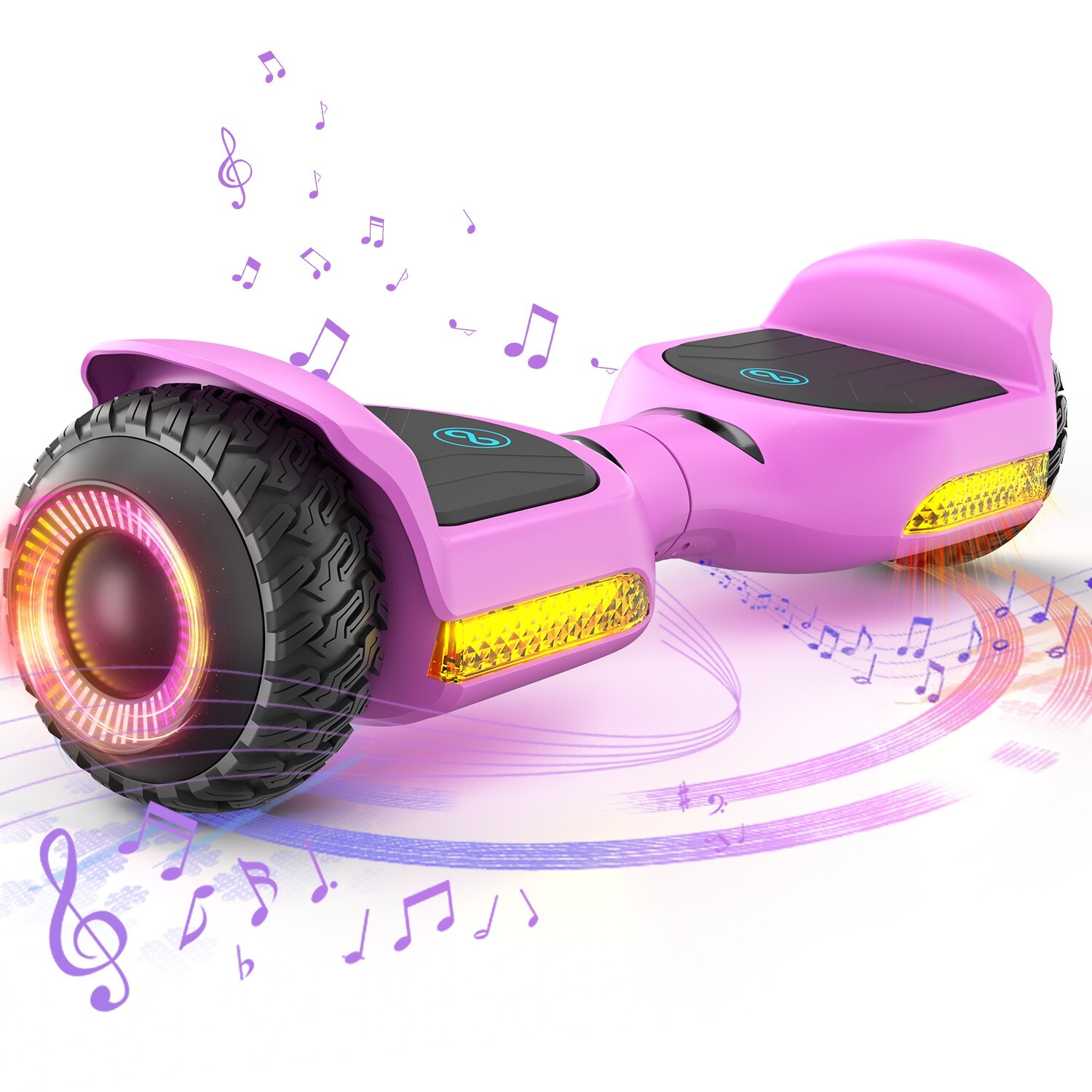 Gyroor G13 6.5” Self Balancing Hoverboard for Kids with Bluetooth-Pink