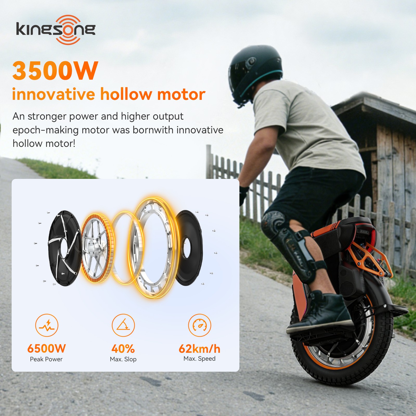 KINGSONG S19 PRO Electric Unicycle for Adults 93miles Range EUC Durable Onewheel