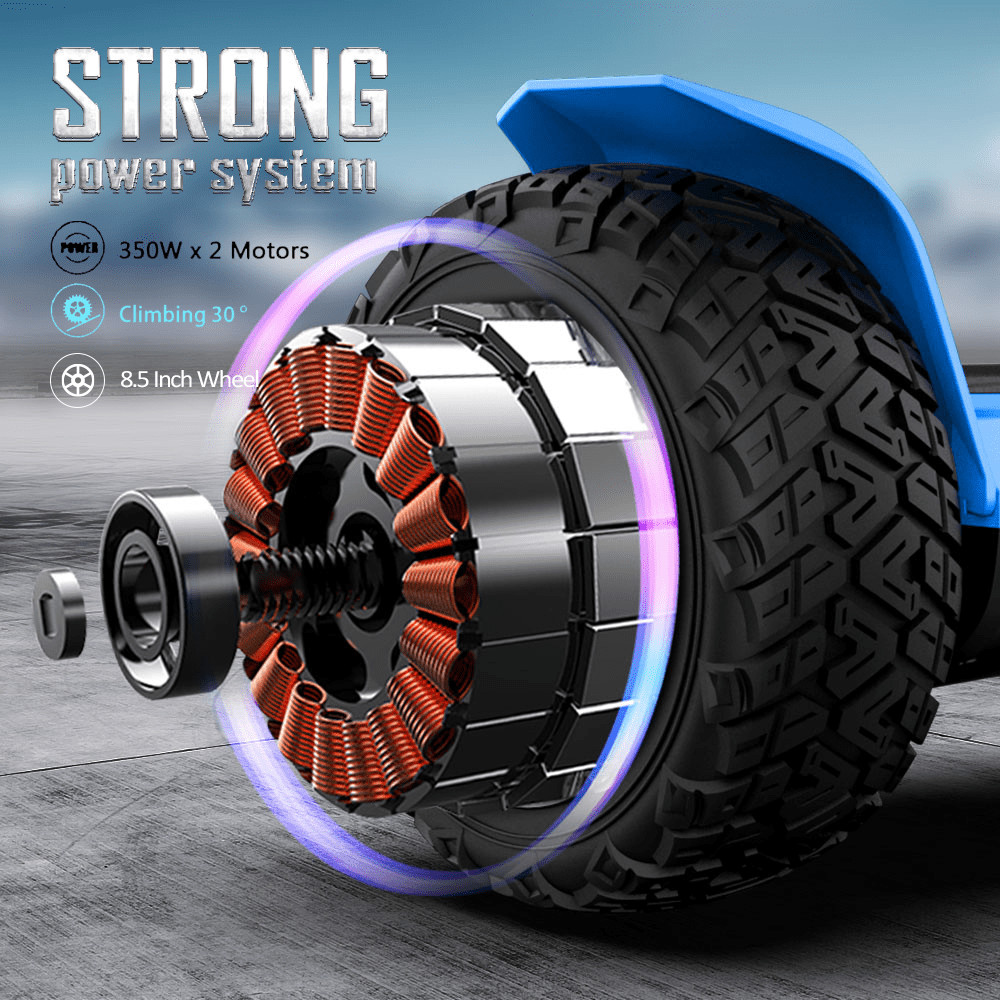 Warrior 8.5 Inch 350W*2 Off-Road Self-Balancing Scooter- All Terrain Self-Balanc
