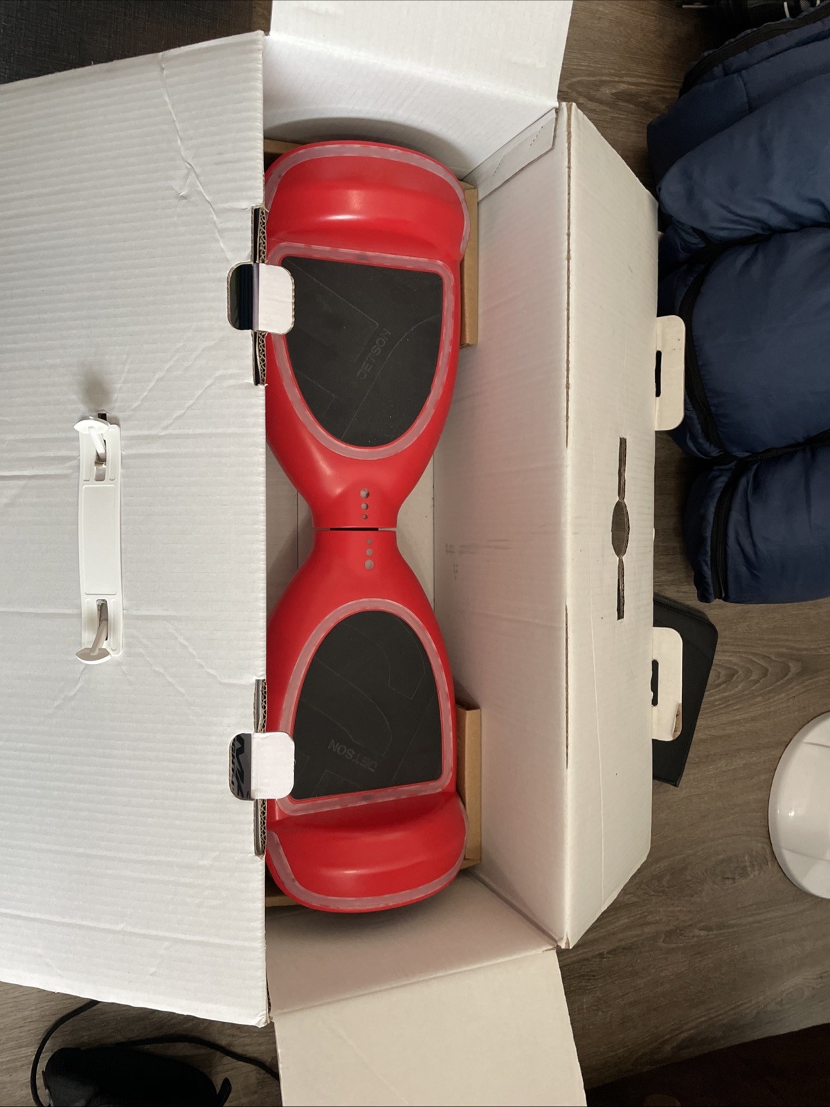 Jetson MAGMA Light-Up Self Balancing Scooter JMGMA- Red Certified In UL 2272